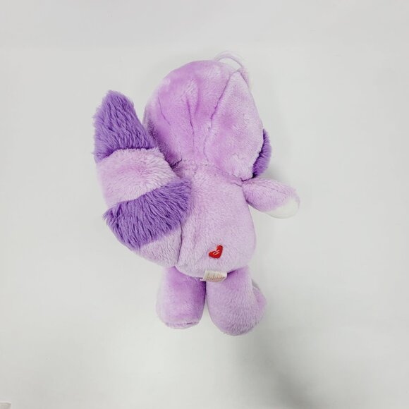 Vintage 80's Care Bear Cousin Bright Heart Raccoon Plush Toy 13" - Picture 5 of 6